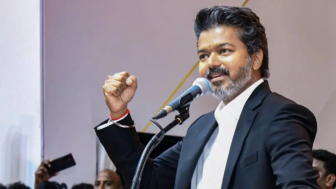Tamil Nadu Chief Minister C. Joseph Vijay. Pic/PTI